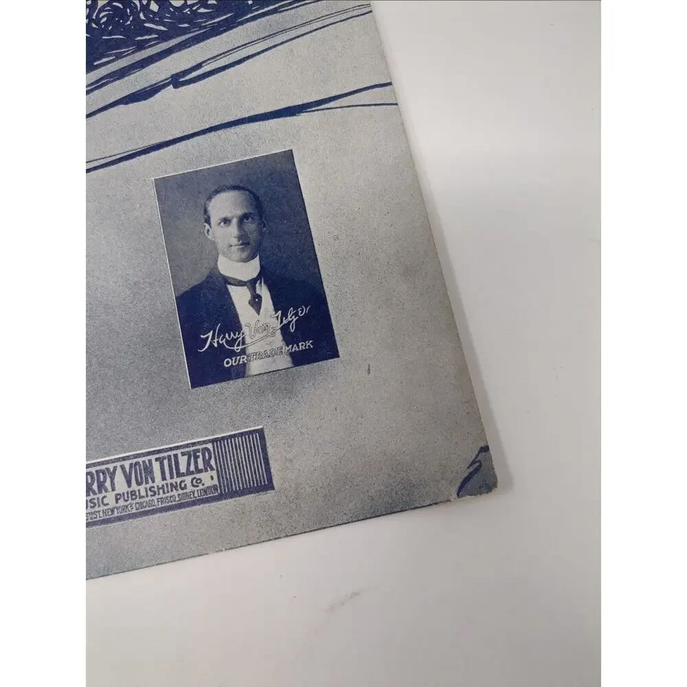 1916 You Were Just‎ Made To Order For Me Sheet Music by Harry Von Tilzer
